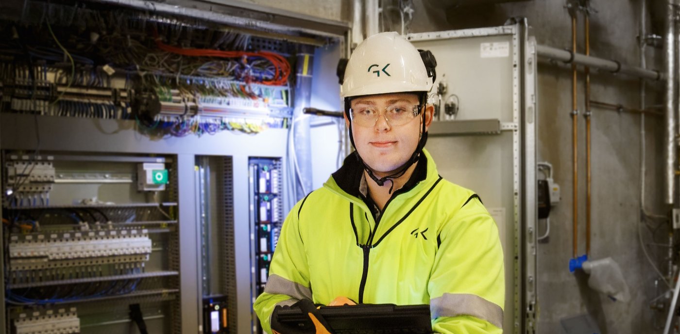 Sebastian Lillerud, automatikerlærling i GK.
